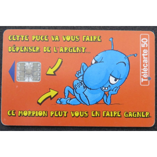 Carte téléphonique télécarte 50 Morpion