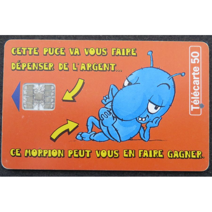 Carte téléphonique télécarte 50 Morpion