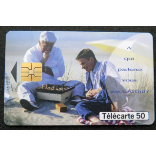 Carte téléphonique télécarte 50 A qui parlerez vous aujourd'hui ?