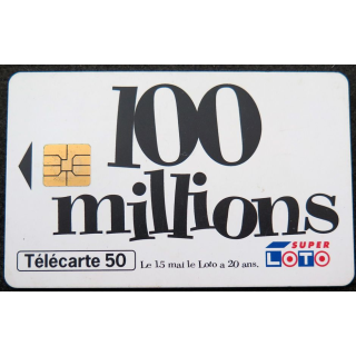 Carte téléphonique télécarte 50 Super Loto 