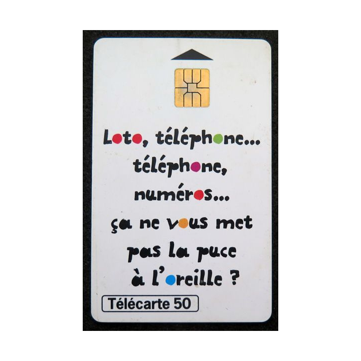 Carte téléphonique télécarte 50 Le Nouveau Loto