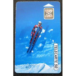 Carte téléphonique télécarte 50 XVI° jeux Olympiques d'Hiver