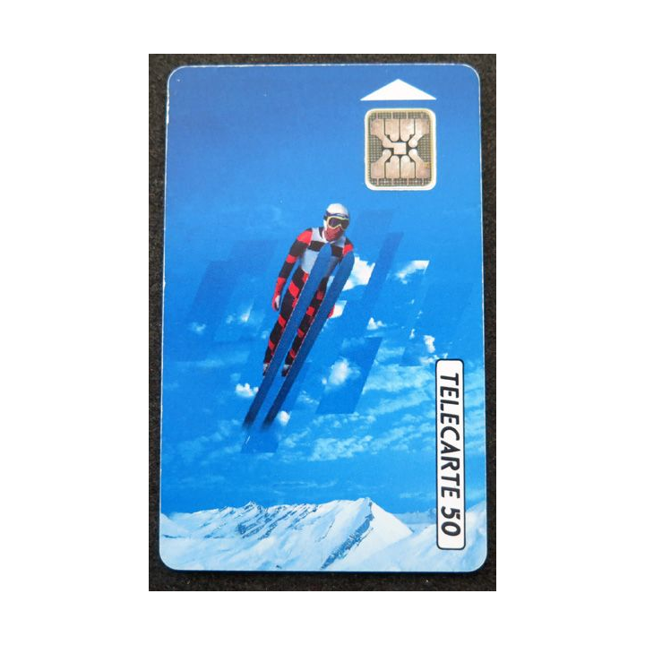 Carte téléphonique télécarte 50 XVI° jeux Olympiques d'Hiver