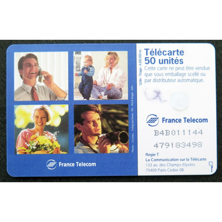 Carte téléphonique télécarte 50 France Télécom