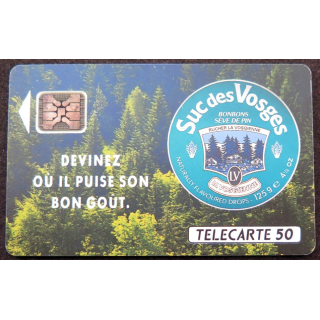Carte téléphonique télécarte 50 Suc des Vosges