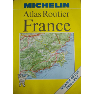 0. ATLAS ROUTIER FRANCE MICHELIN EDITION 1988