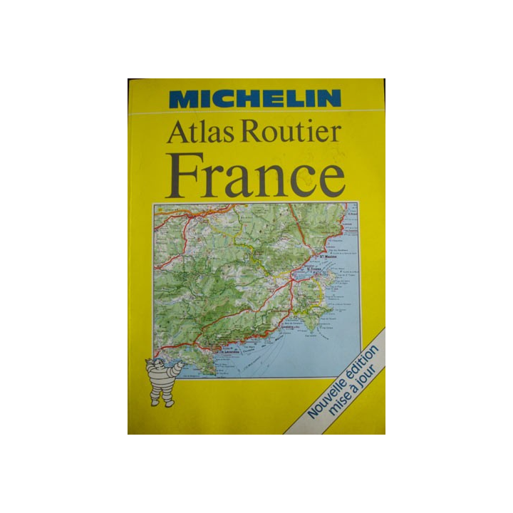 0. ATLAS ROUTIER FRANCE MICHELIN EDITION 1988