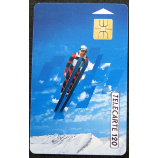 Carte téléphonique télécarte 120 XVI° jeux Olympiques d'Hiver