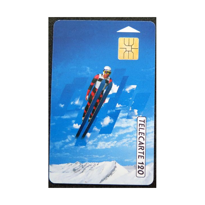 Carte téléphonique télécarte 120 XVI° jeux Olympiques d'Hiver