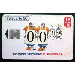 Carte téléphonique télécarte 50 Numérotation à 10 chiffres