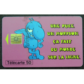 Carte téléphonique télécarte 50 Morpion