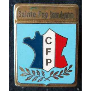 POLICE : insigne métallique du Centre de Formation  de la Police de Sainte Foy Les Lyon de fabrication Eric Mollet