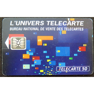 Carte téléphonique télécarte 50 unités L'Univers télécarte Bureau national de vente