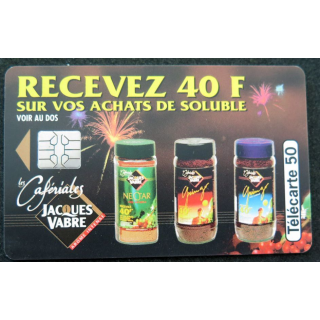 Carte téléphonique télécarte 50 unités Les Cafériales Jacques Vabre