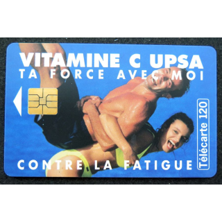 Carte téléphonique télécarte 50 unités Vitamine C UPSA Ta force avec moi