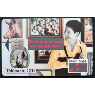 Carte téléphonique télécarte 120 unités NAF NAF