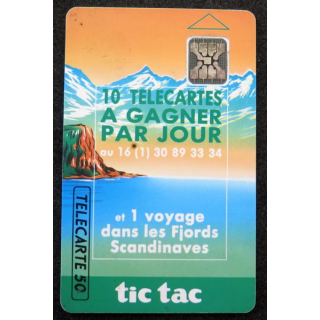 Carte téléphonique télécarte 50 Tic Tac