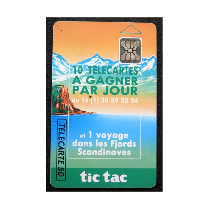 Carte téléphonique télécarte 50 Tic Tac