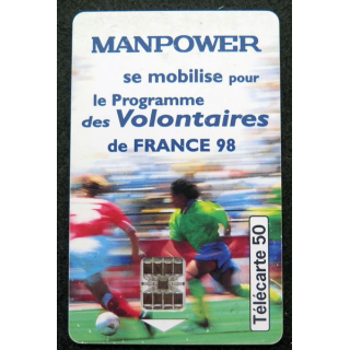 Carte téléphonique télécarte 50 unités Manpower 