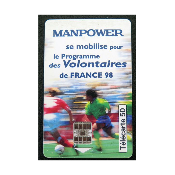 Carte téléphonique télécarte 50 unités Manpower 