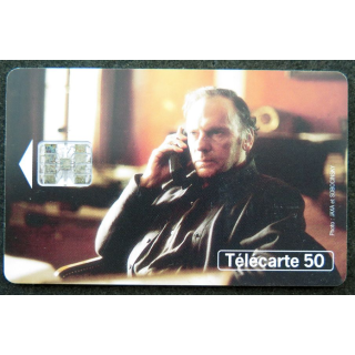 Carte téléphonique télécarte 50 Jean-Louis Trintignant dans "trois couleurs rouge" 1994