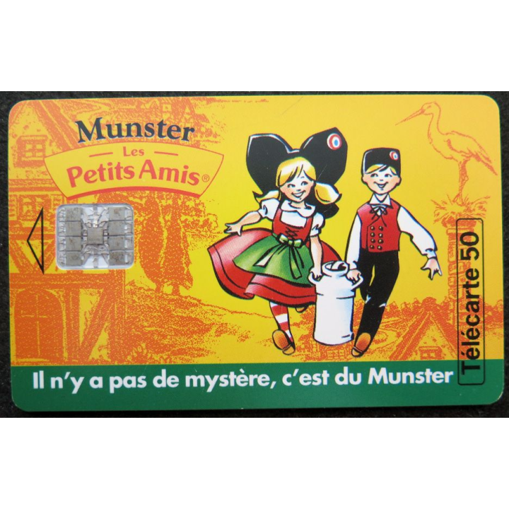 Carte téléphonique télécarte 50 unités Munster Les Petits Amis