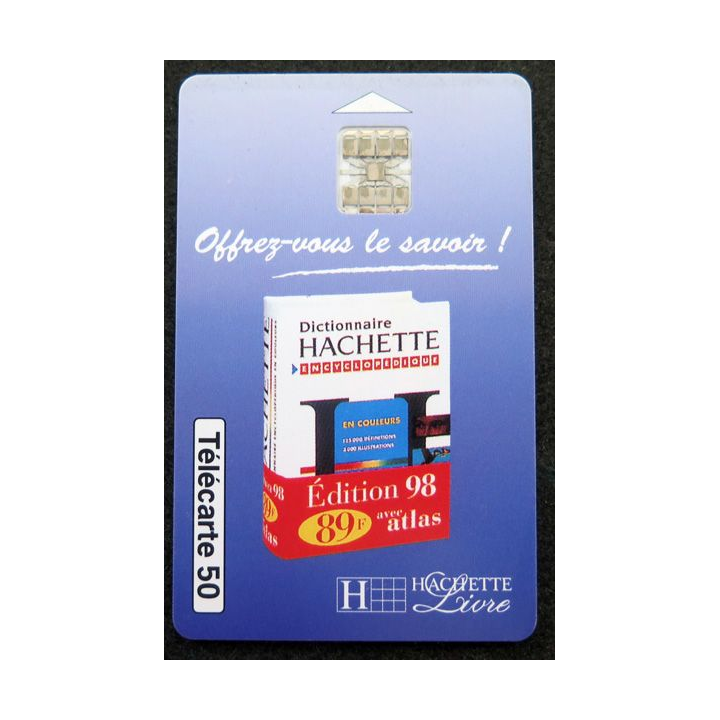 Carte téléphonique télécarte 50 unités Hachette