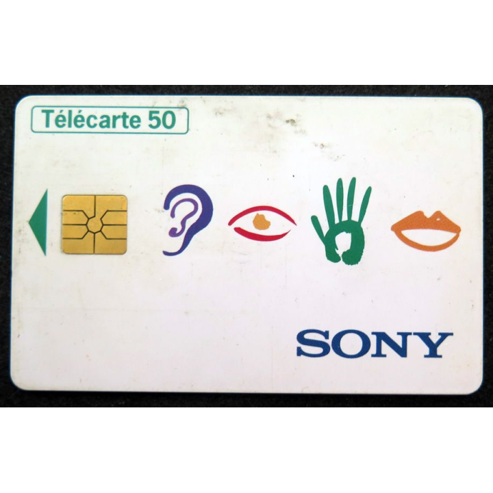 Carte téléphonique télécarte 50 unités Sony