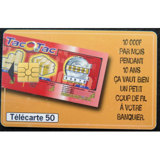 Carte téléphonique télécarte 50 unités TACOTAC