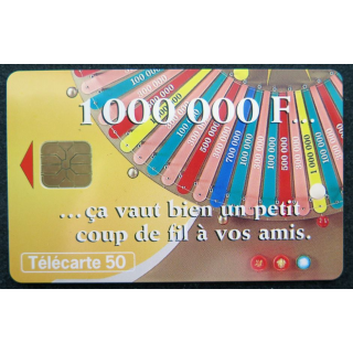 Carte téléphonique télécarte 50 unités Millionnaire