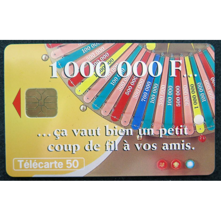 Carte téléphonique télécarte 50 unités Millionnaire
