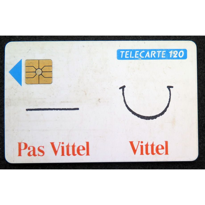 Carte téléphonique télécarte 120 unités Vittel