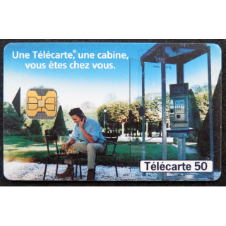 Carte téléphonique télécarte 50 unités Une télécarte, une cabine, vous êtes chez vous
