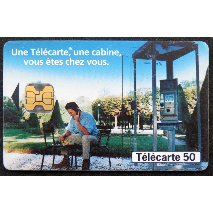Carte téléphonique télécarte 50 unités Une télécarte, une cabine, vous êtes chez vous