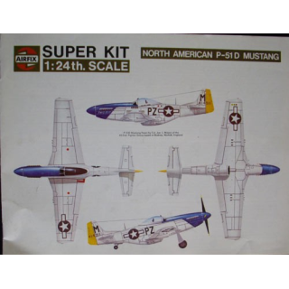Fascicule Airfix Super Kit échelle 1:24° NORTH AMERICAN P-51 D MUSTANG