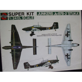 Fascicule Airfix Super Kit échelle 1:24° JUNKERS JU 87B-2 STUKA 
