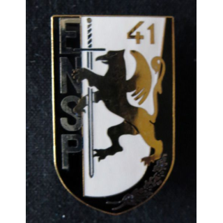 POLICE : insigne métallique de la 41° promotion de L'École nationale supérieure de la Police "Jean Monnet "