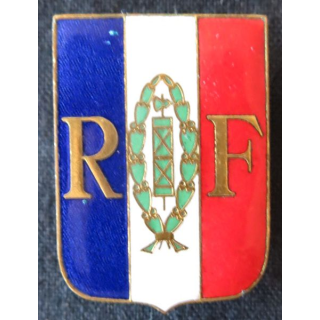 POLICE : insigne métallique de la Police Nationale à identifier de fabrication A.B Paris
