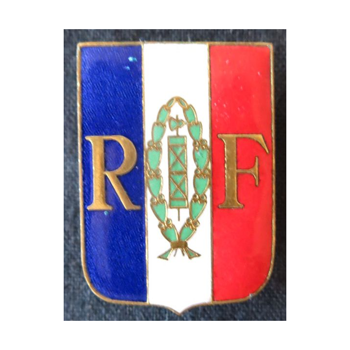 POLICE : insigne métallique de la Police Nationale à identifier de fabrication A.B Paris
