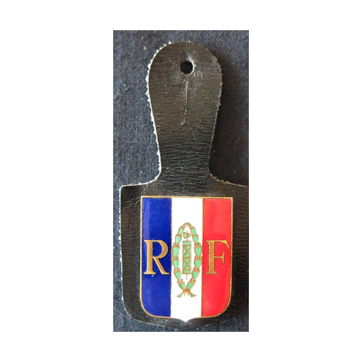 POLICE : insigne métallique de la Police Nationale à identifier de fabrication A.B Paris