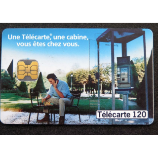 Carte téléphonique télécarte 120 unités Une télécarte, une cabine, vous êtes chez vous
