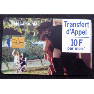 Carte téléphonique télécarte 50 Transfert d'Appel 10F par mois