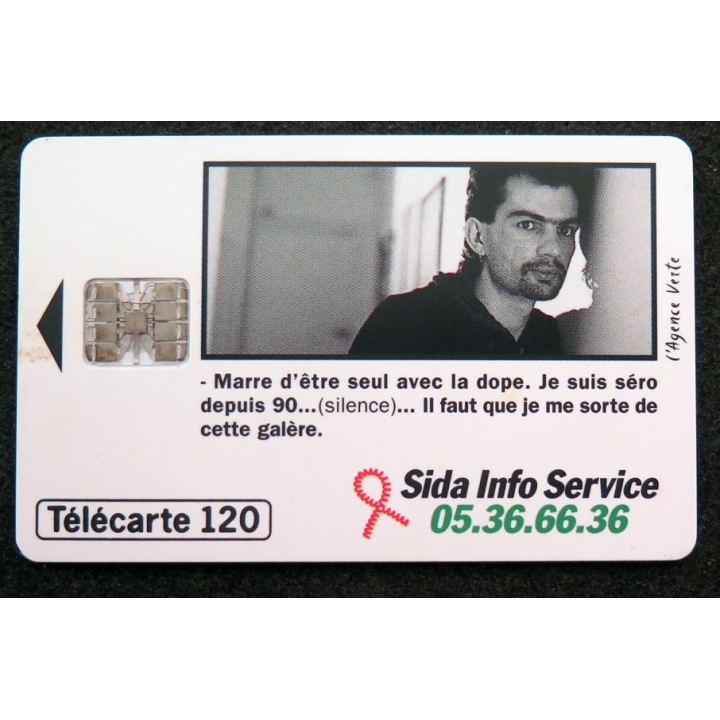 Carte téléphonique télécarte 50 unités Sida Info Service