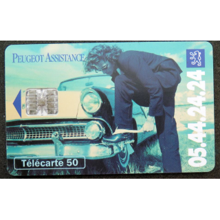 Carte téléphonique télécarte 120 unités Peugeot Assistance