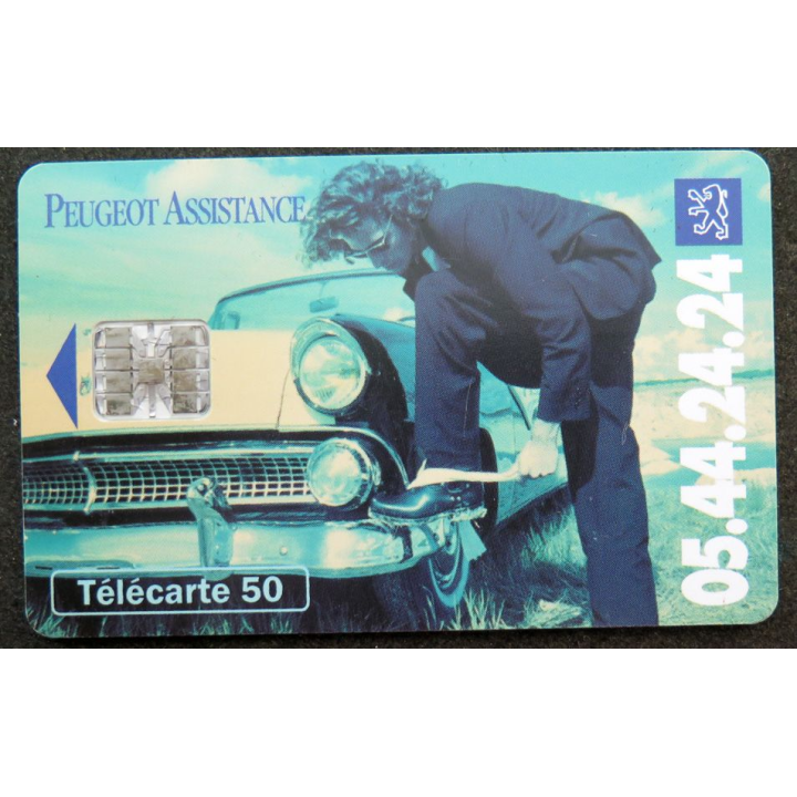 Carte téléphonique télécarte 120 unités Peugeot Assistance