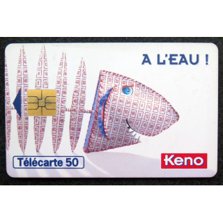 Carte téléphonique télécarte 120 unités Keno
