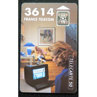 Carte téléphonique télécarte 50 unités 3614 France Telecom