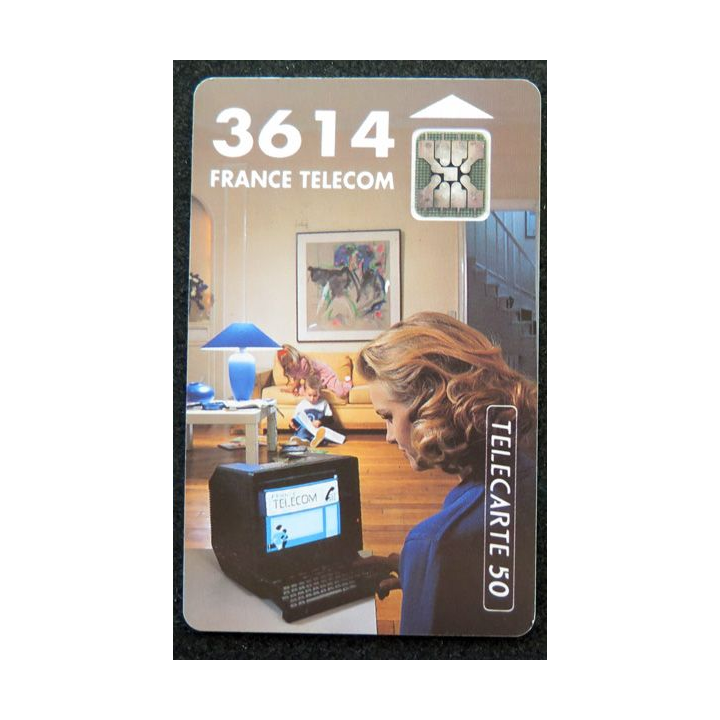 Carte téléphonique télécarte 50 unités 3614 France Telecom