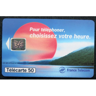 Carte téléphonique télécarte 50 Pour téléphoner choisissez votre heure