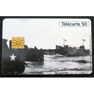 Carte téléphonique télécarte 50 unités 1944 1994 50° anniversaire des débarquements